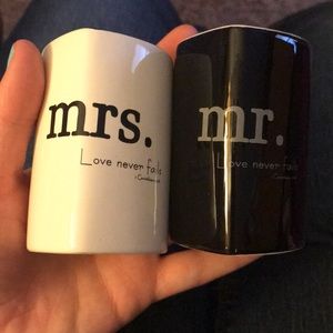 Mr and Mrs Salt and pepper shakers